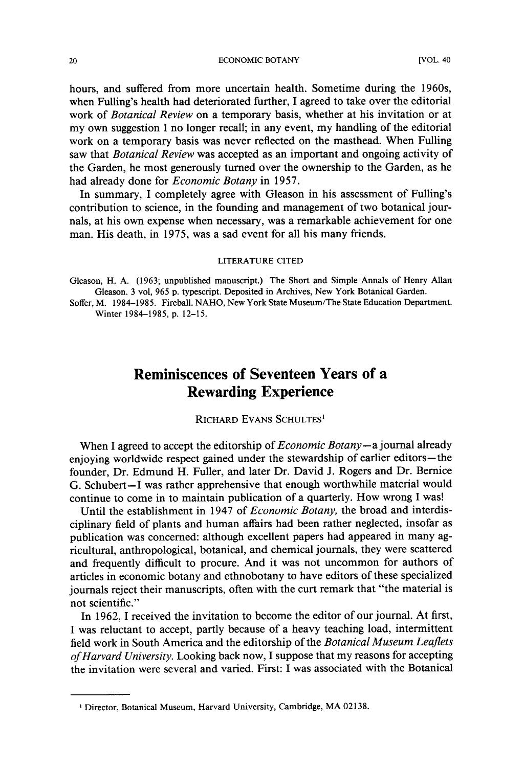 Reminiscences of Seventeen Years of a by Unknown