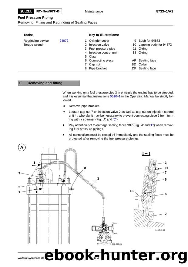 Removing, Fitting and Regrinding of Sealing Faces by ffo001