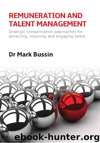 Remuneration and Talent Management by Mark Bussin