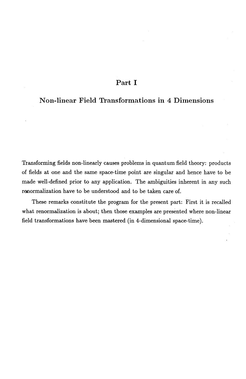 Renormalization of Quantum Field Theories with Non-linear Field Transformations: Proceedings of a Workshop, Held at Ringberg Castle Tegernsee, FRG, February 16â20, 1987 by Dieter Maison (auth.) Peter Breitenlohner Dieter Maison Klaus Sibold (eds.)