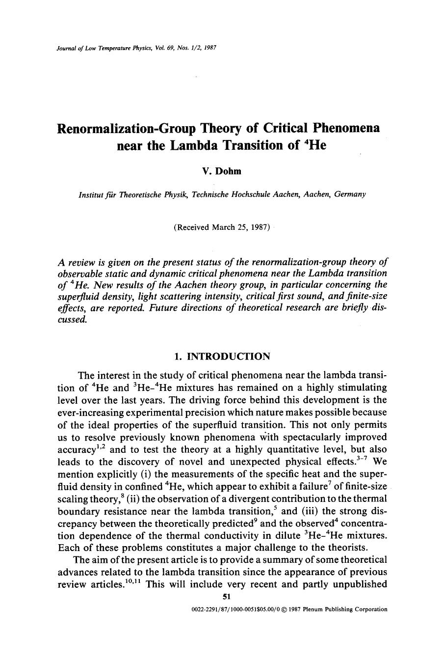 Renormalization-group theory of critical phenomena near the Lambda transition of <Superscript>4 <Superscript>He by Unknown