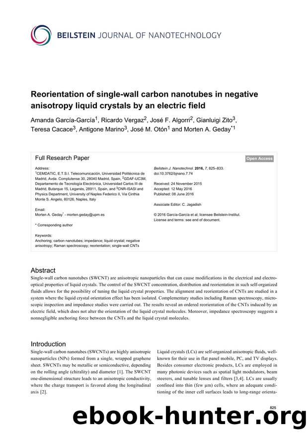 Reorientation of single-wall carbon nanotubes in negative anisotropy liquid crystals by an electric field by unknow