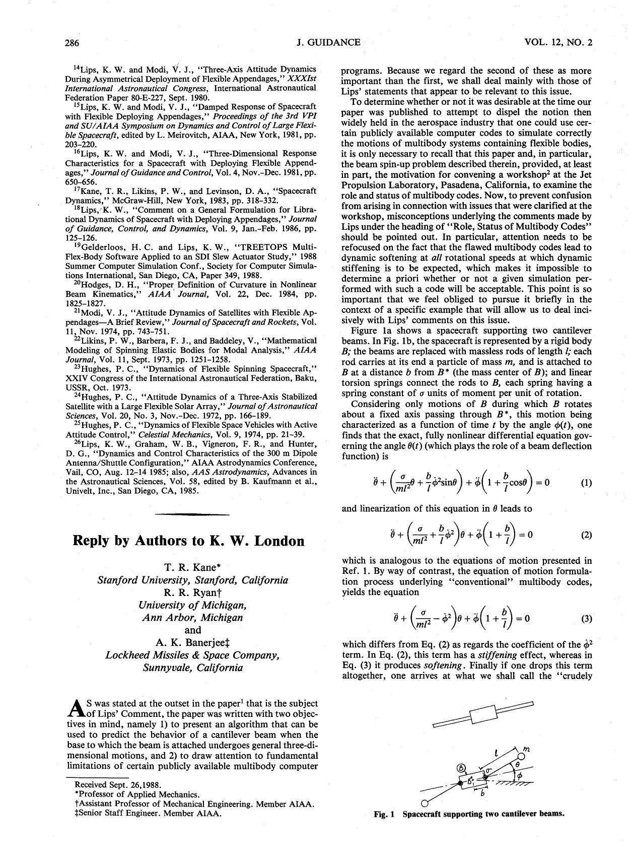 Reply by Authors to K. W. London by Unknown