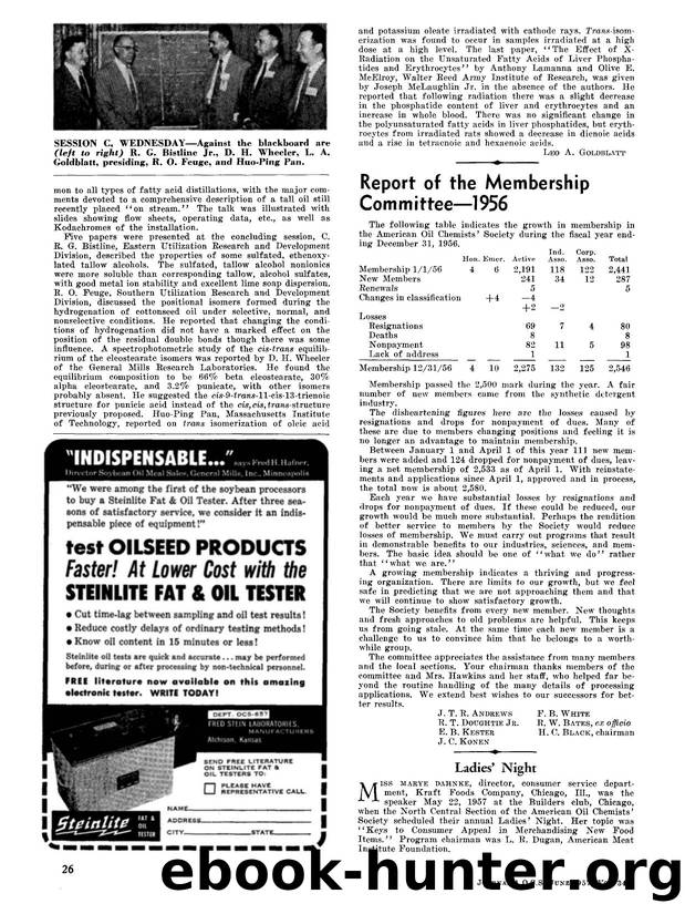 Report of the Membership Committee&#x2014;1956 by Unknown