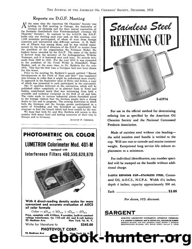 Reports on D.G.F. Meeting by Unknown