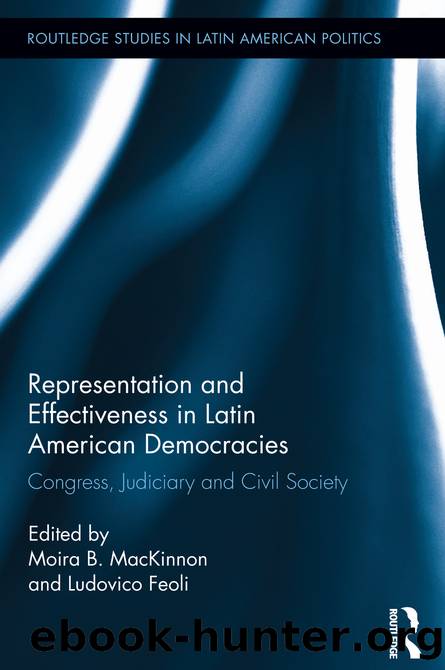 Representation and Effectiveness in Latin American Democracies: Congress, Judiciary and Civil Society by Moira B MacKinnon & Ludovico Feoli