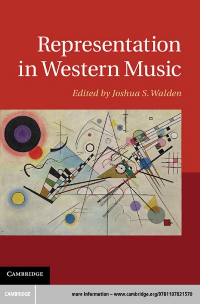 Representation in Western Music by Joshua S. Walden (ed.)