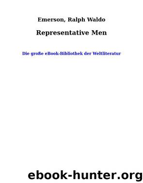 Representative Men by Emerson Ralph Waldo