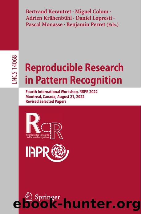 Reproducible Research in Pattern Recognition by unknow