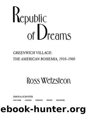 Republic of Dreams by Ross Wetzsteon