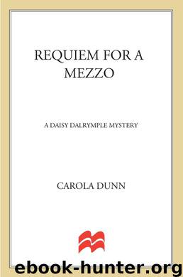 Requiem for a Mezzo by Carola Dunn
