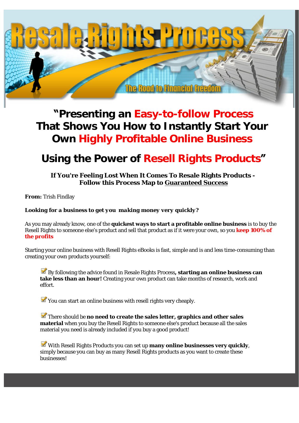 Resale Rights Process. by Best of Kuszter's Collection