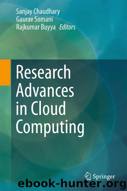 Research Advances in Cloud Computing by Sanjay Chaudhary Gaurav Somani & Rajkumar Buyya