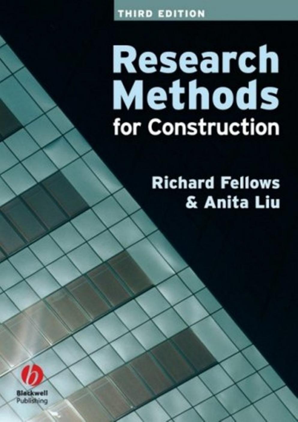 Research Methods for Construction by Unknown