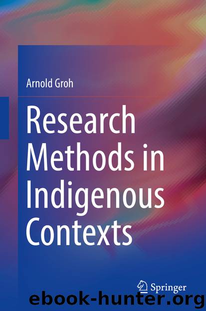 Research Methods in Indigenous Contexts by Arnold Groh