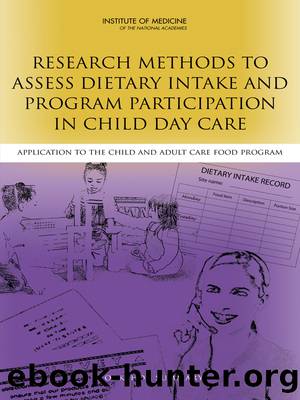 Research Methods to Assess Dietary Intake and Program Participation in Child Day Care: Application to the Child and Adult Care Food Program: Workshop Summary by Leslie Pray