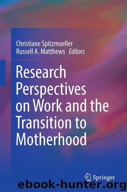 Research Perspectives on Work and the Transition to Motherhood by Christiane Spitzmueller & Russell A. Matthews