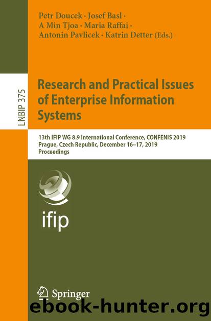 Research and Practical Issues of Enterprise Information Systems by Unknown