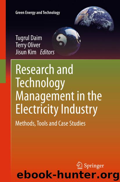 Research and Technology Management in the Electricity Industry by Tugrul Daim Terry Oliver & Jisun Kim