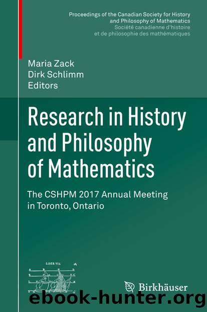 Research in History and Philosophy of Mathematics by Unknown