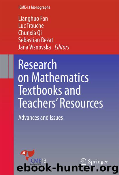Research on Mathematics Textbooks and Teachers’ Resources by Lianghuo Fan Luc Trouche Chunxia Qi Sebastian Rezat & Jana Visnovska