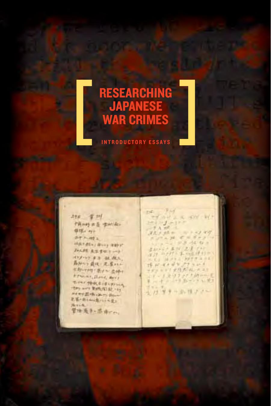 Researching Japanese War Crimes Records: Introductory Essays by Edward Drea