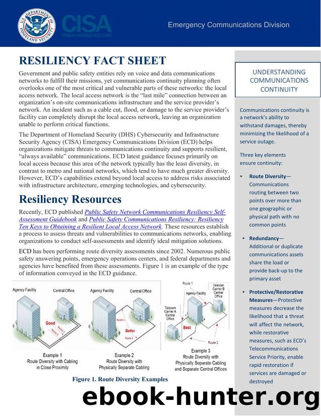 Resiliency Fact Sheet by Unknown