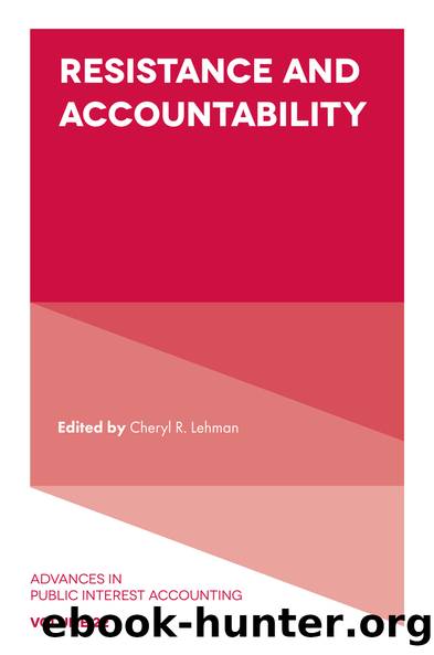Resistance and Accountability by Cheryl R. Lehman;