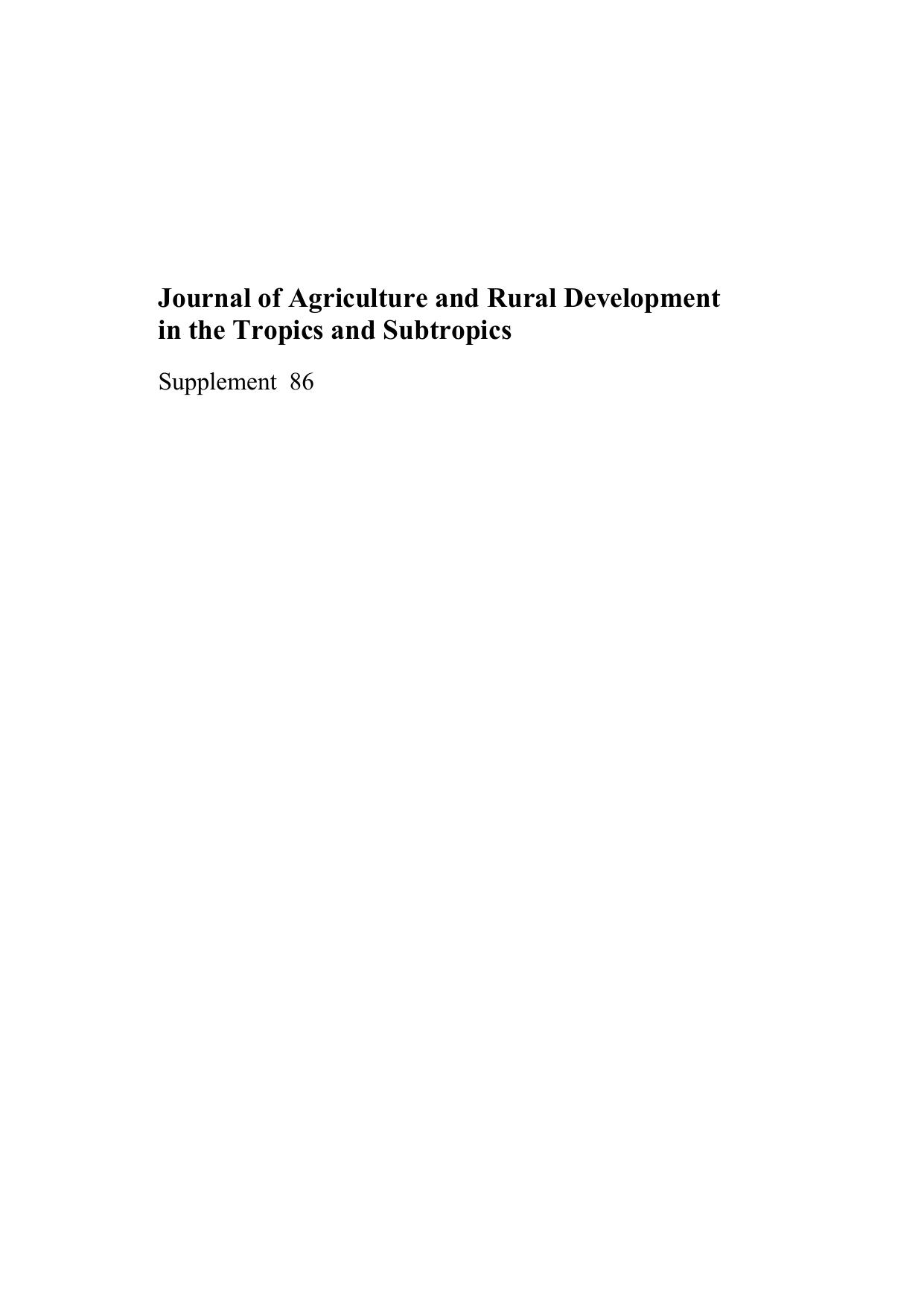 Resource Use and Agricultural Sustainability: Risks and Consequences of Intensive Cropping in China by Lin Zhen Michael Zoebisch