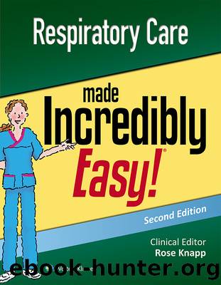 Respiratory Care made Incredibly Easy! Second Edition by Rose Knapp DNP RN APN-BC