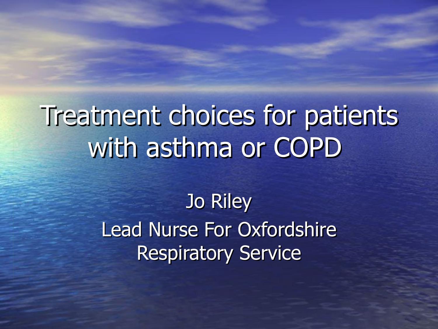 Respiratory disease for A&E nurses by Jo Riley & Bob Sheldon