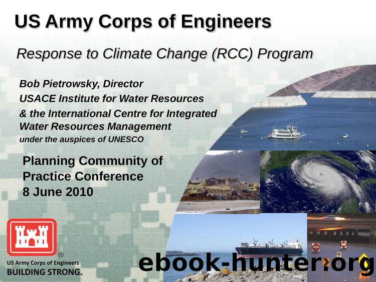 Response to Climate Change (RCC) Program by Bob Pietrowsky