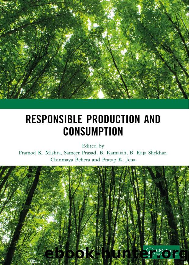 Responsible Production and ConsumptionâAgricultural Sustainability and Food Security by unknow