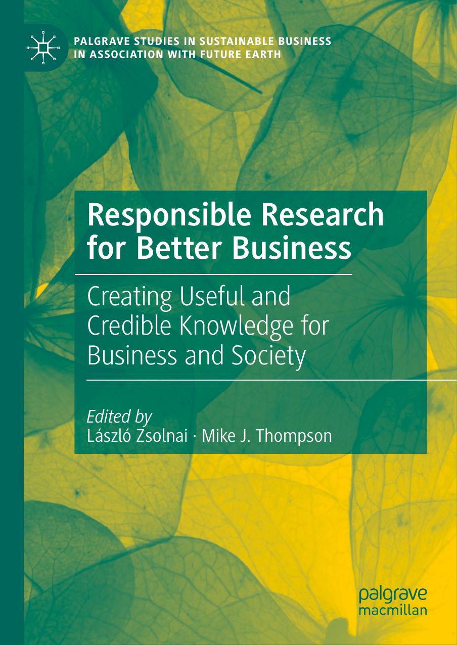 Responsible Research for Better Business by Unknow