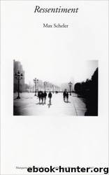Ressentiment by max scheler