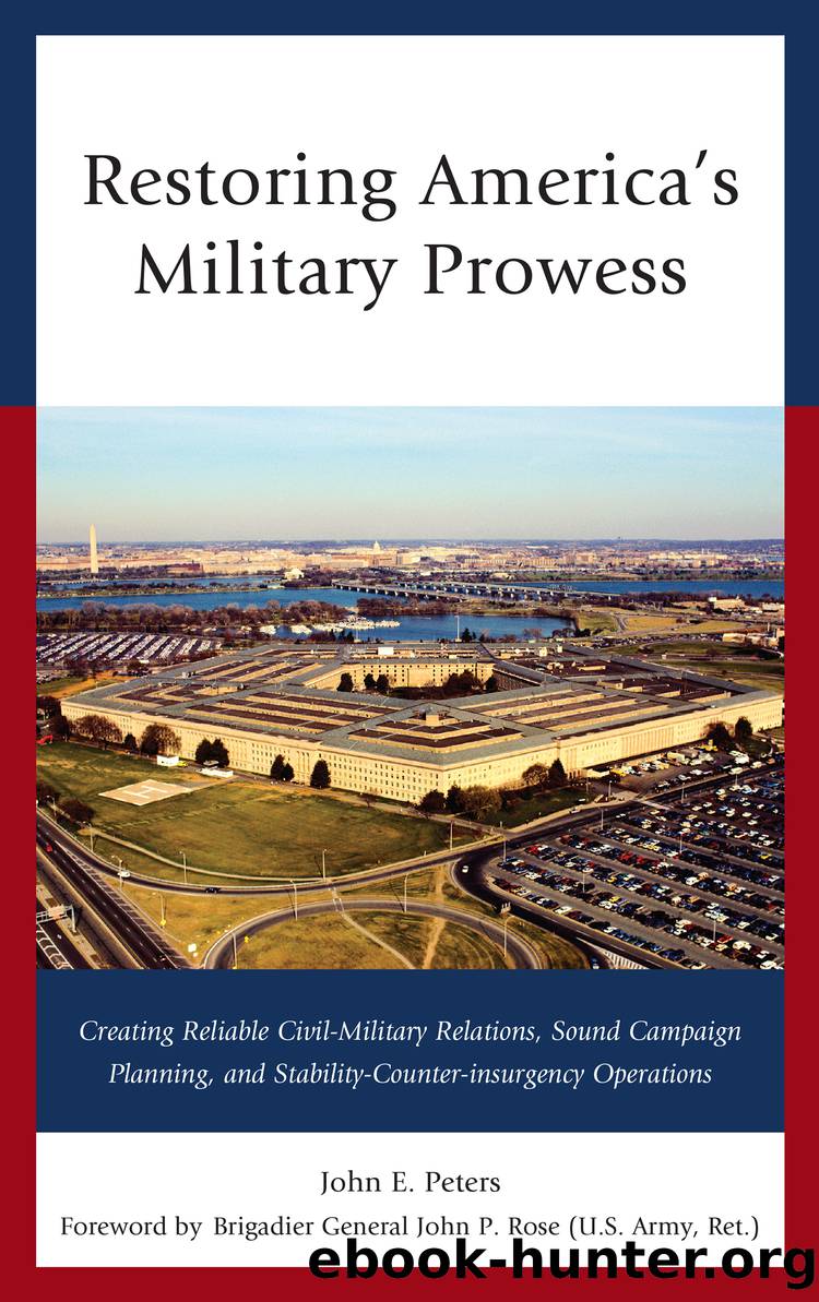 Restoring America's Military Prowess by Peters John E.;
