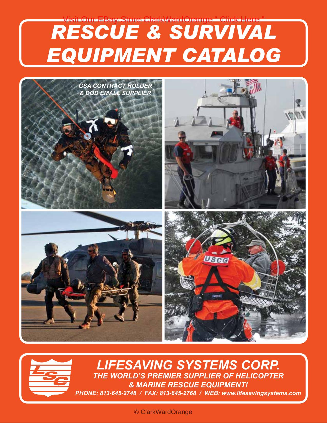 Resuce and Survival Equipment Catalog by Unknown