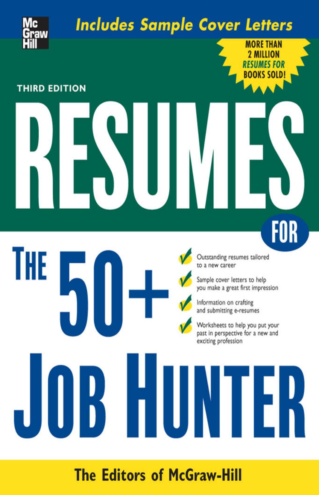 Resumes for 50+ Job Hunters by Editors of VGM Career Books