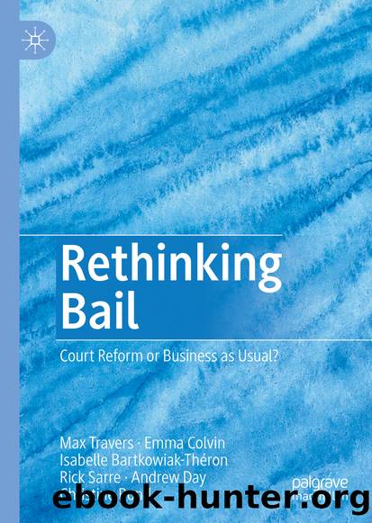 Rethinking Bail by Max Travers & Emma Colvin & Isabelle Bartkowiak-Théron & Rick Sarre & Andrew Day & Christine Bond