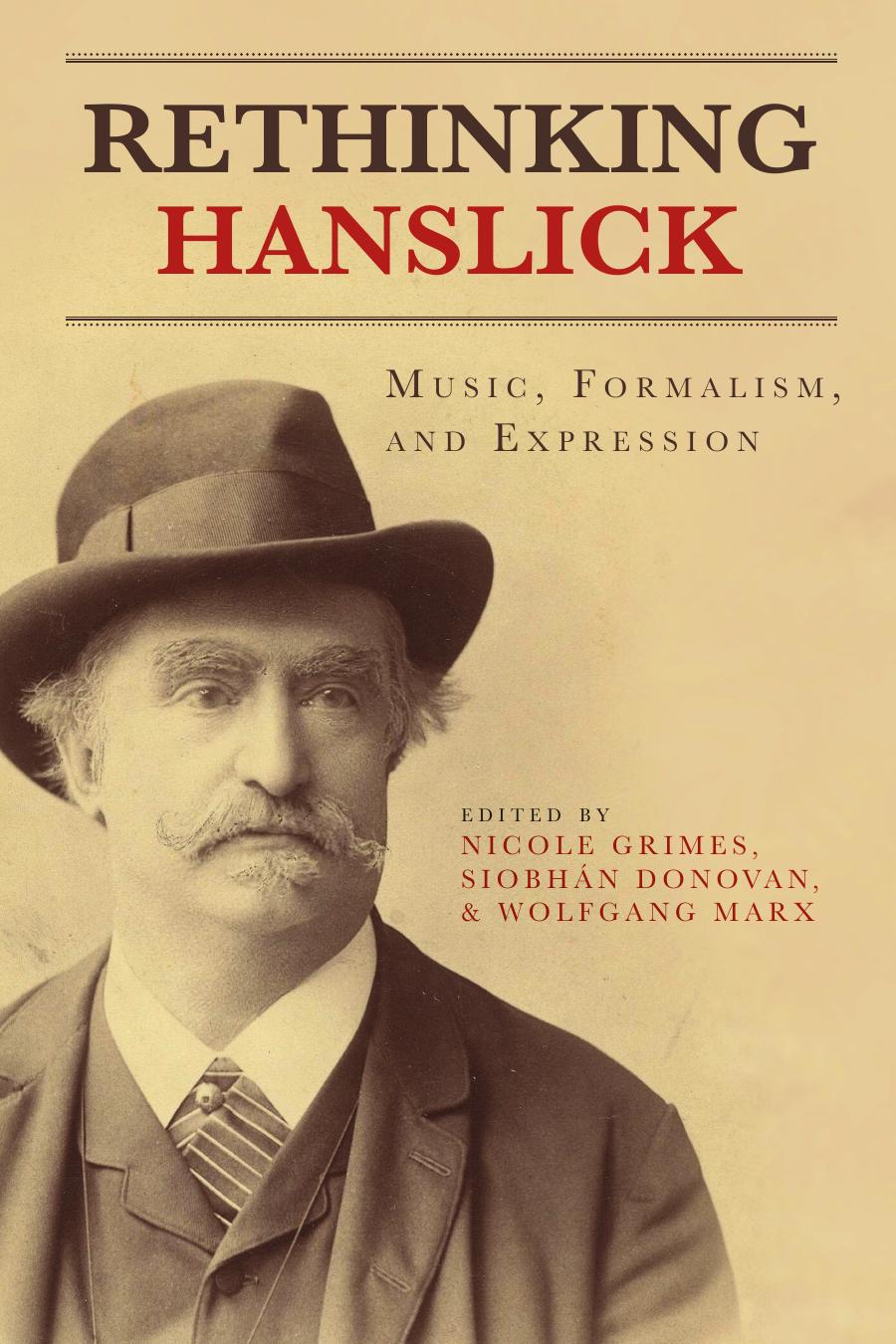 Rethinking Hanslick: Music, Formalism, and Expression by Nicole Grimes Siobhán Donovan Wolfgang Marx (eds.)