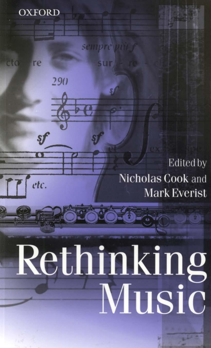 Rethinking Music by Nicholas Cook Mark Everist (eds.)