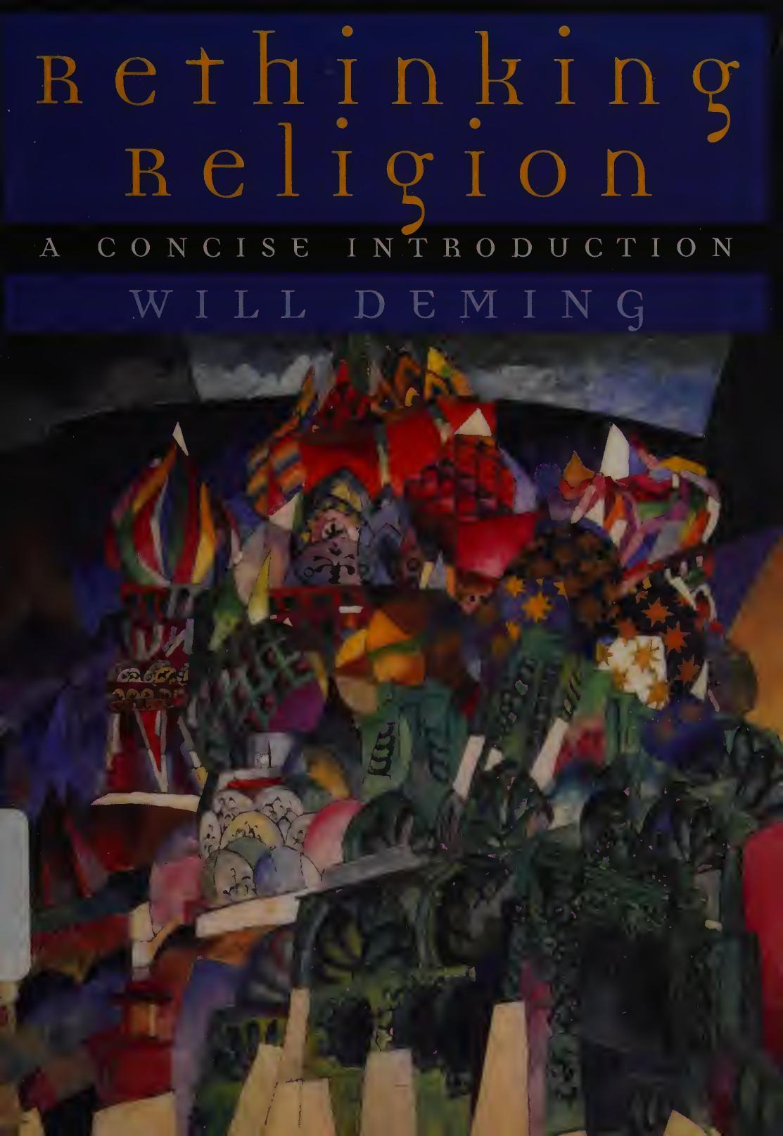 Rethinking Religion by Will Deming