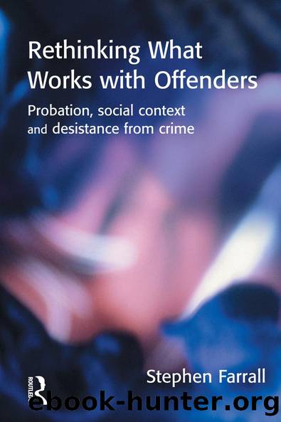 Rethinking What Works with Offenders by Stephen Farrall