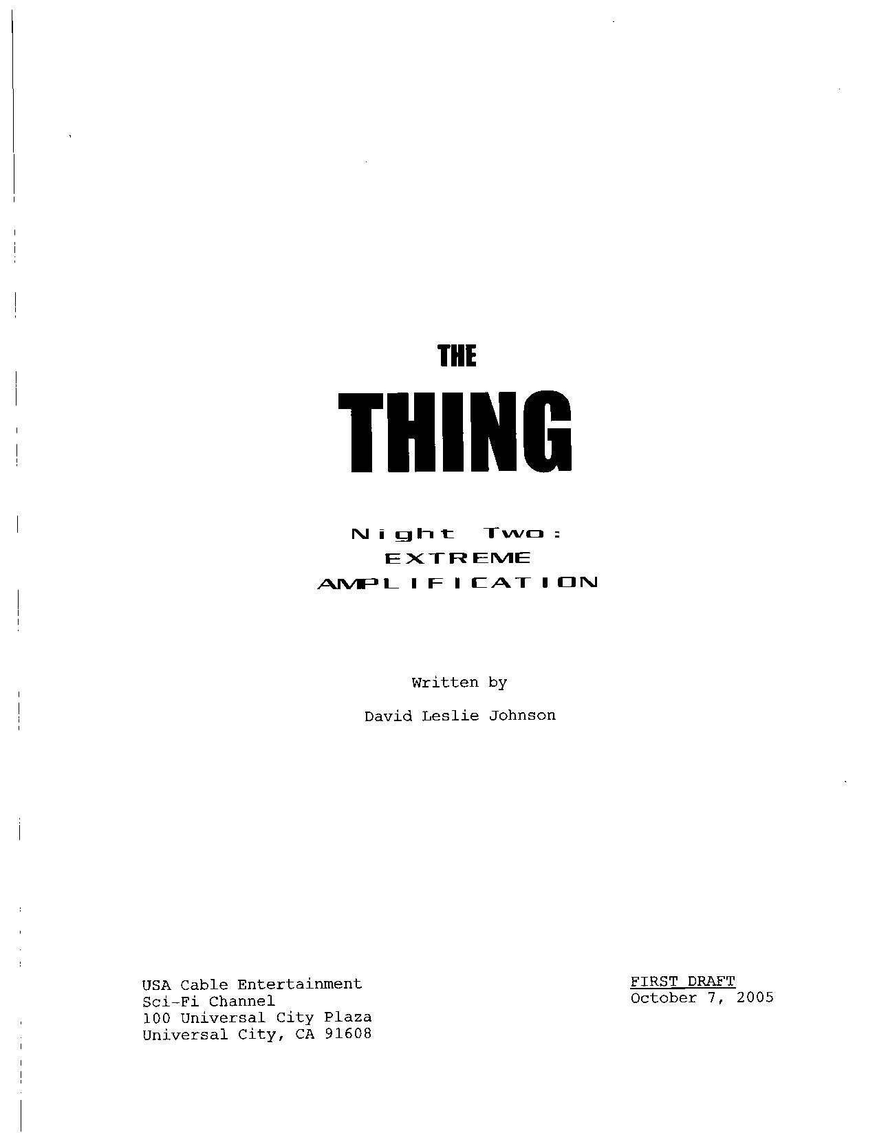 Return of the Thing (Pt.2) by Unknown