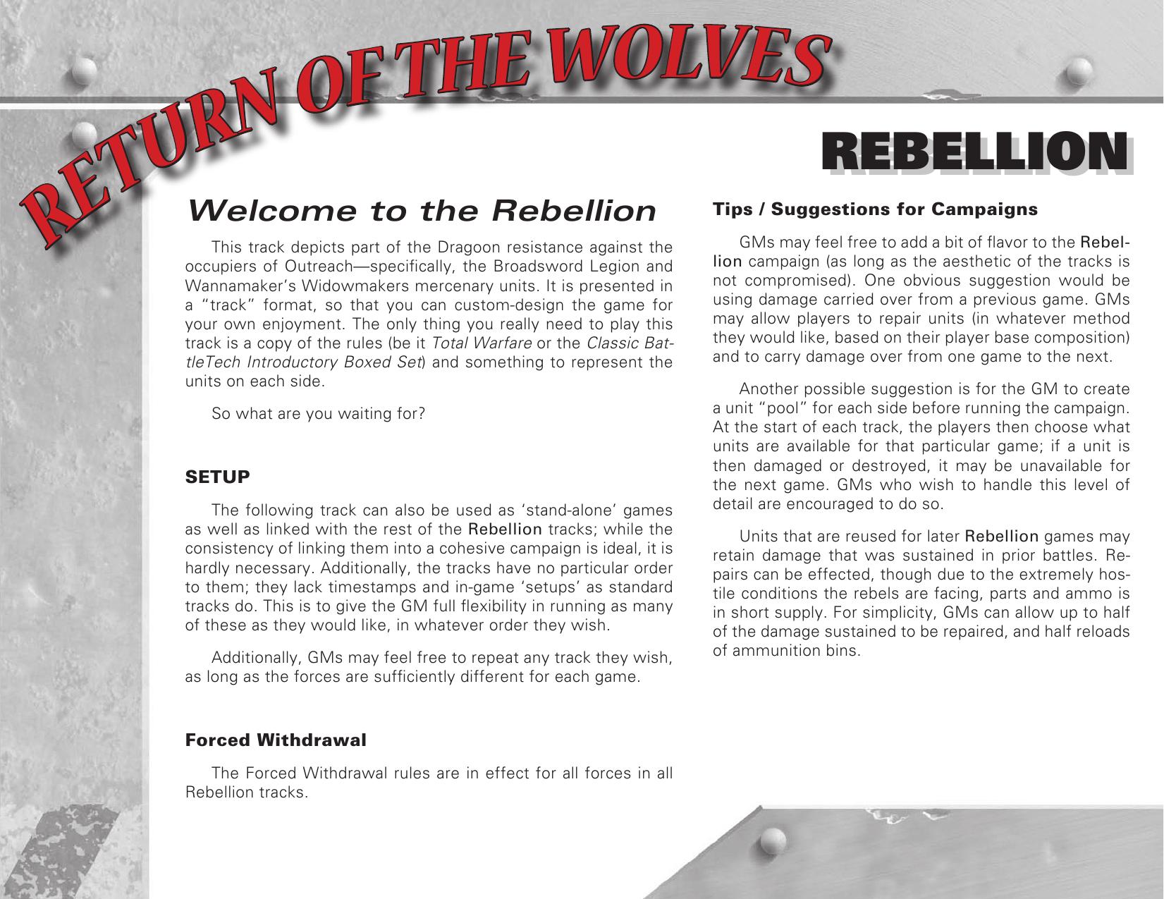 Return of the Wolves 01 Salvage by Unknown