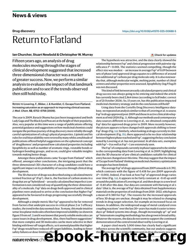 Return to Flatland by Ian Churcher & Stuart Newbold & Christopher W. Murray