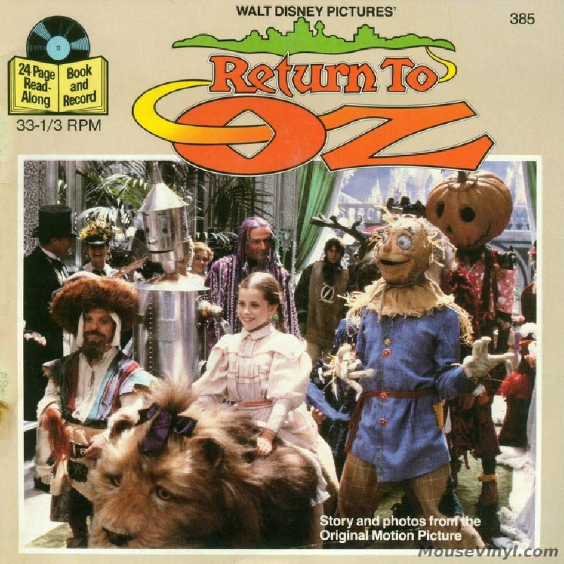 Return to Oz - See, Hear, Read by Disneyland Records
