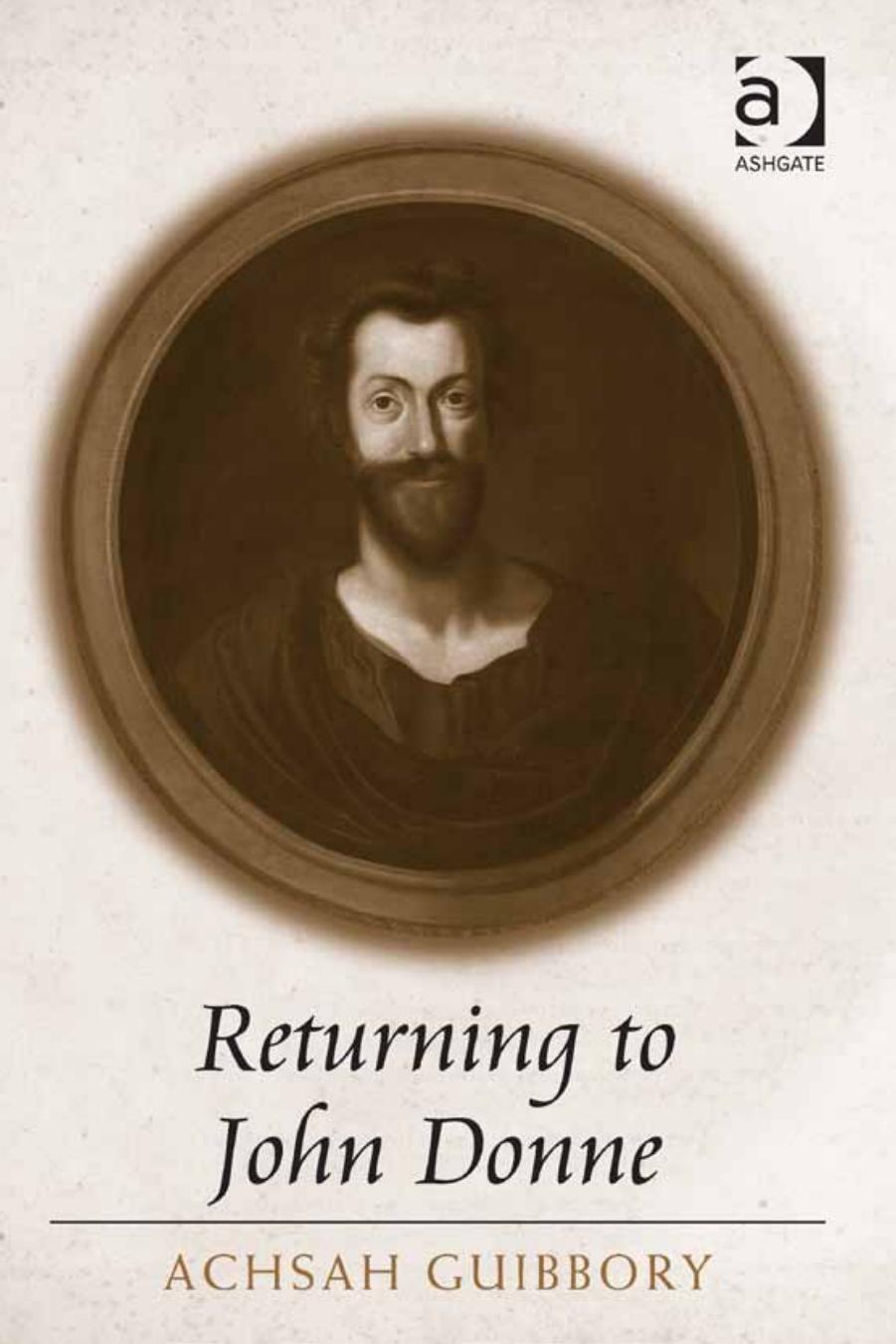 Returning to John Donne by Achsah Guibbory