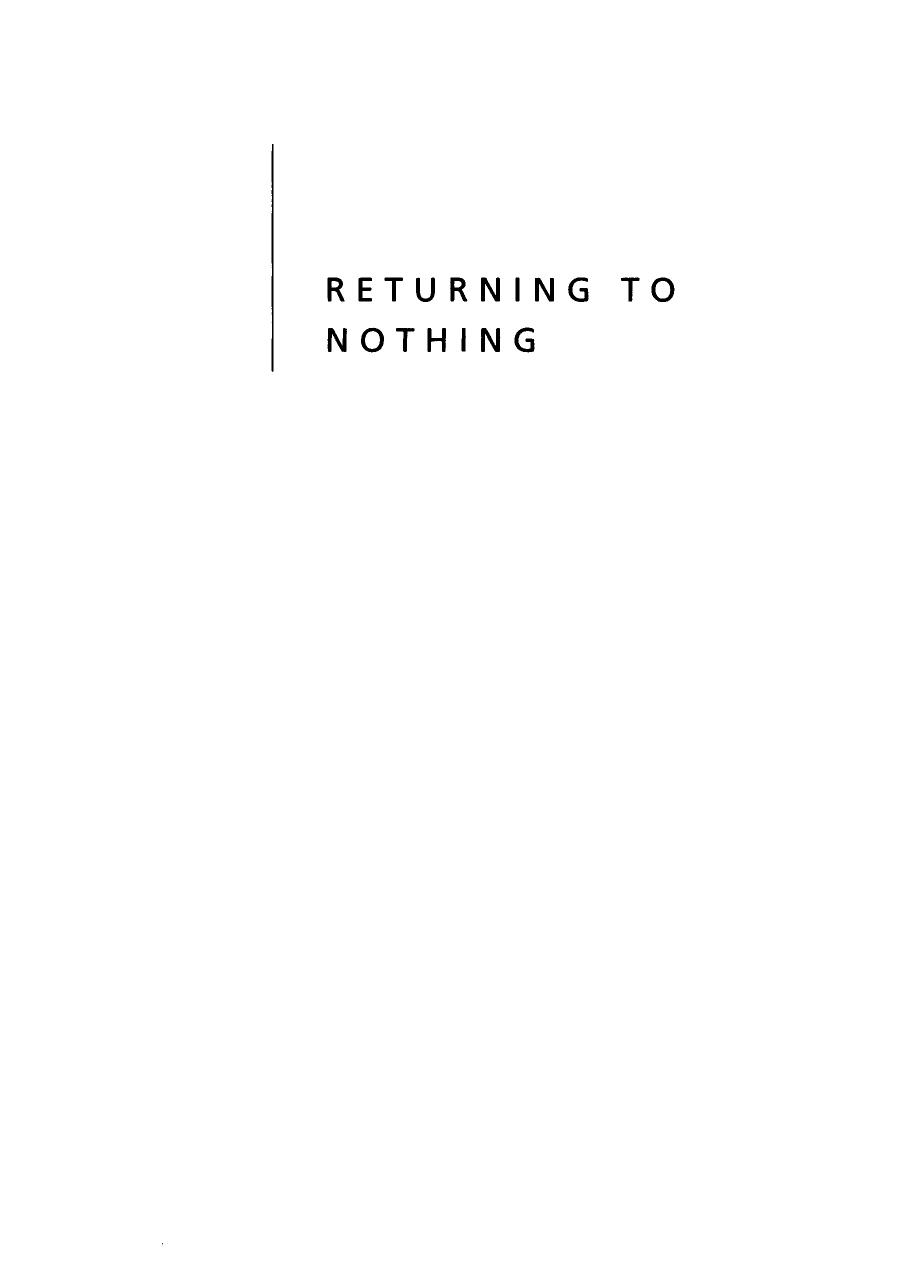 Returning to Nothing. The Meaning of Lost Spaces by Peter Read