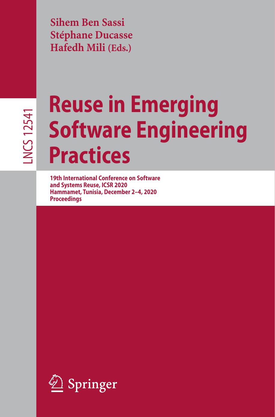 Reuse in Emerging Software Engineering Practices by unknow